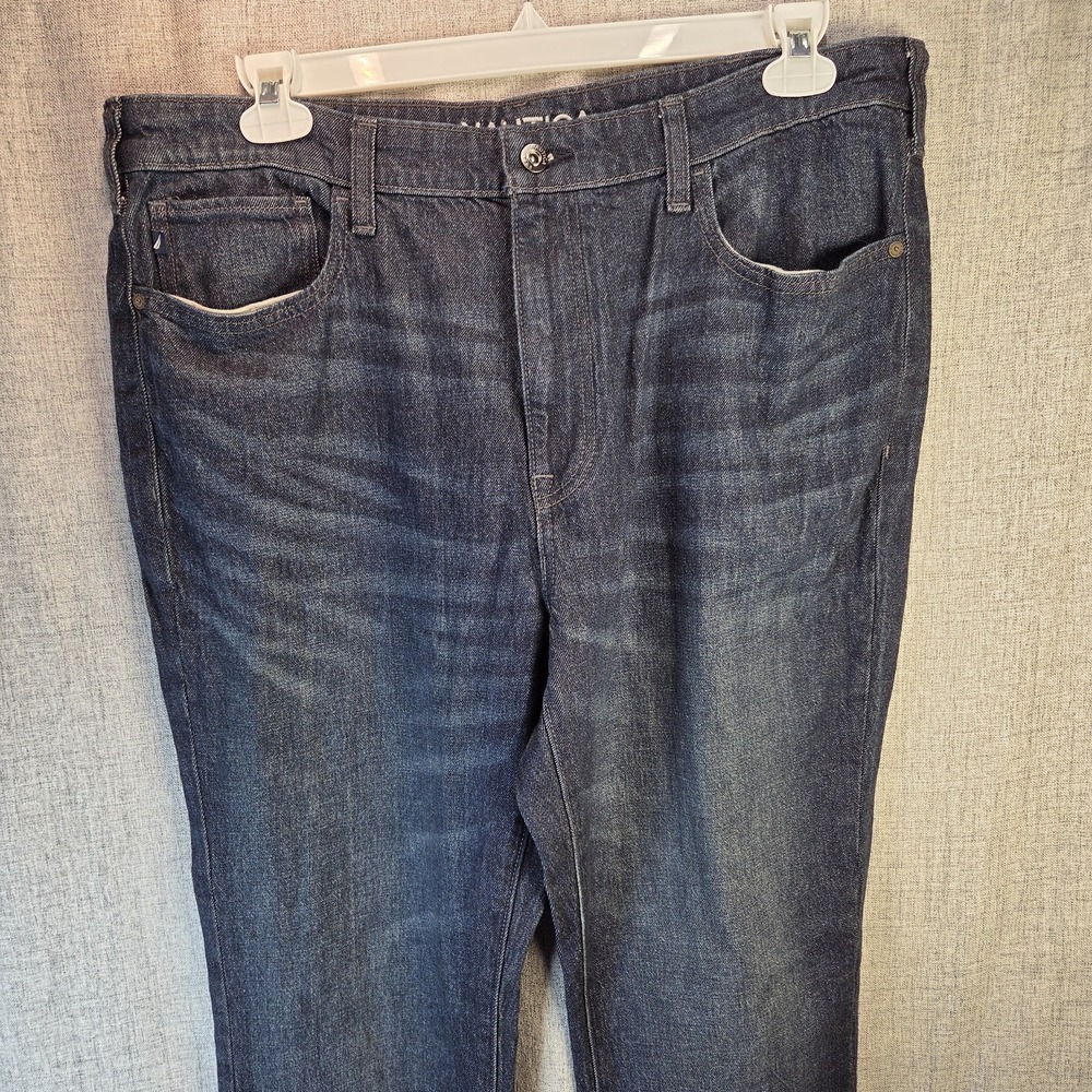 Nautica Men's Vintage Straight Fit Stretch Denim Casual Jeans 36x34 NWOT Outdoor